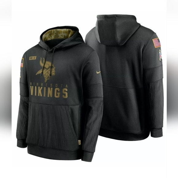 Authentic Nike Minnesota Vikings Men's NFL Salute to Service Hoodie - Picture 1 of 6